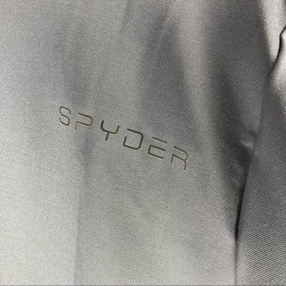 NWT SPYDER Men’s Prospect Pullover Ebony 1/4 Quarter Zip Medium - Picture 7 of 7